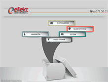 Tablet Screenshot of efektofset.com